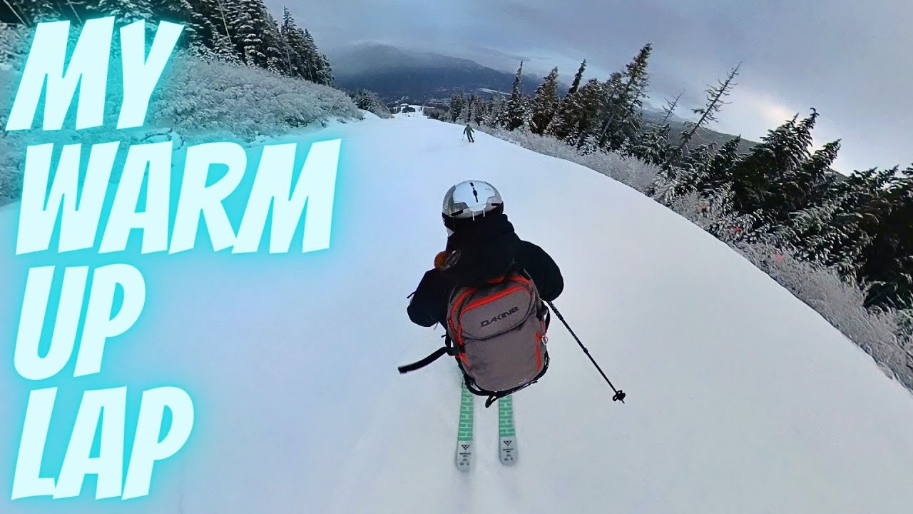 My warm up lap to get the legs burning