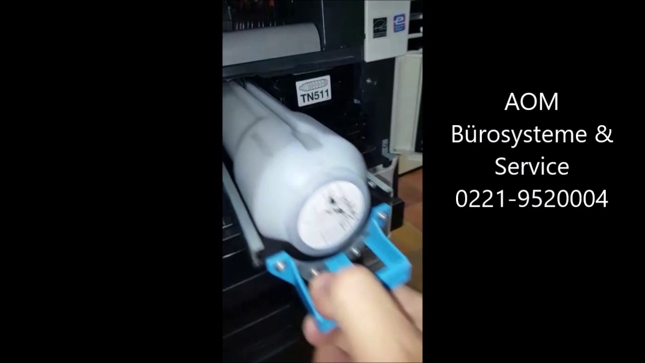 Bizhub Fehler c-2403 Tonerflasche richtig einsetzen