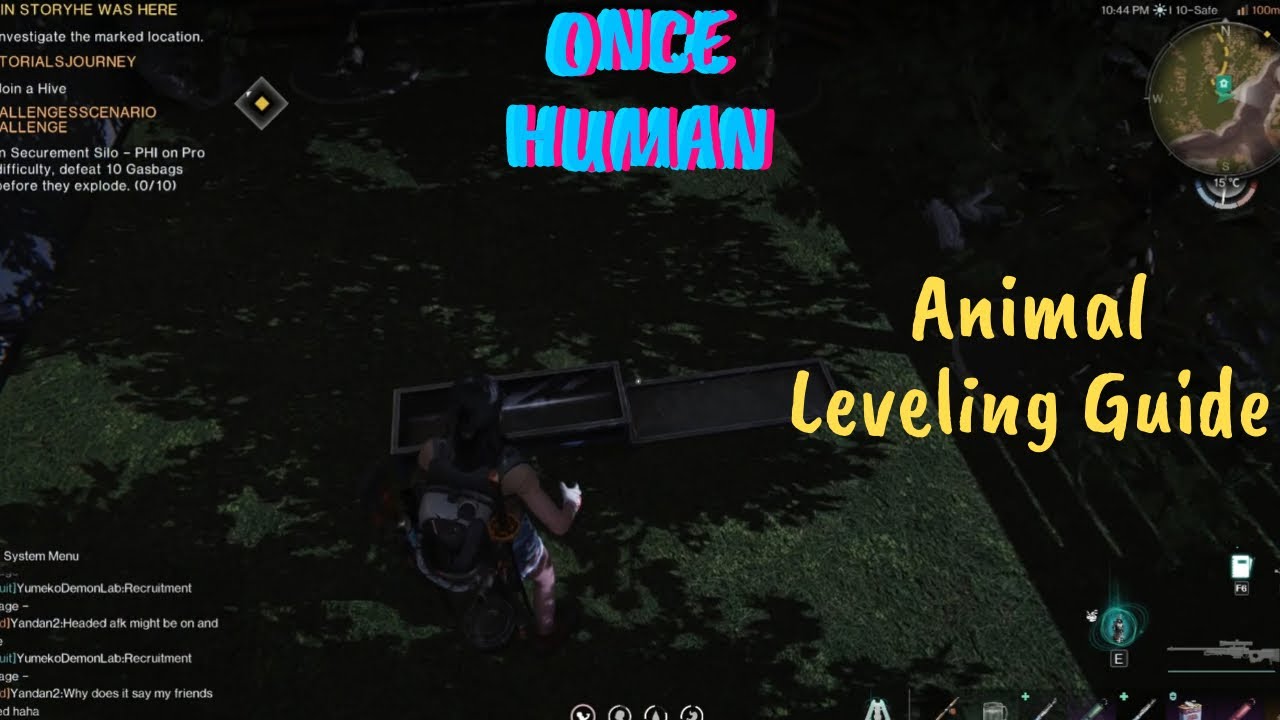 Once Human - Basic Guide for Animal Leveling