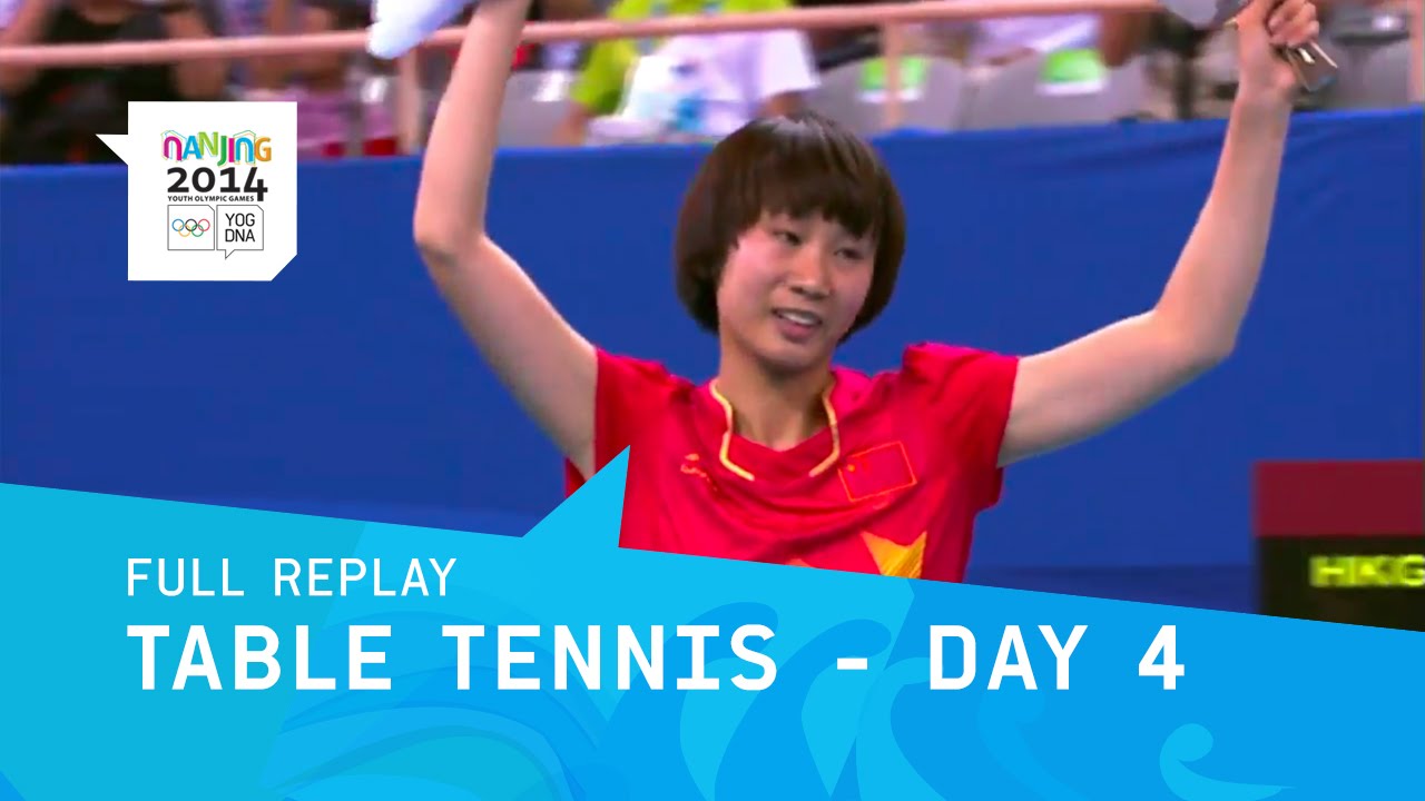 Table Tennis - Men & Women Singles Medal Matches | Full Replay | Nanjing 2014 Youth Olympic Games