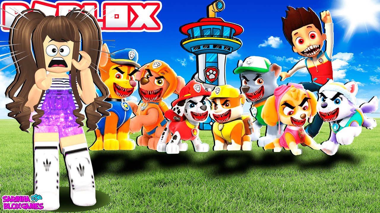 OS CACHORROS DO MAL QUEREM ME PEGAR! Survive The Lookout Tower- Roblox
