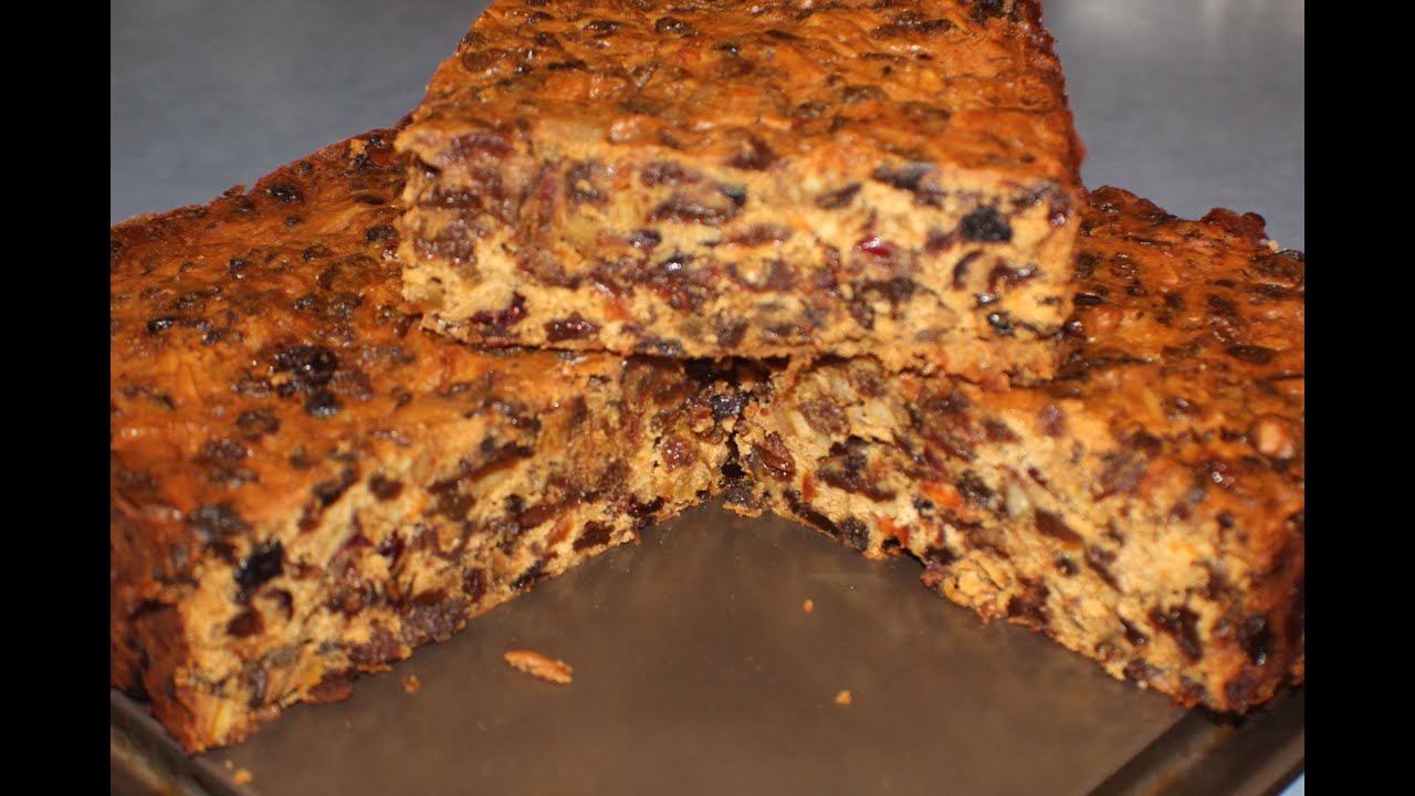 Rum & Brandy Fruit Cake