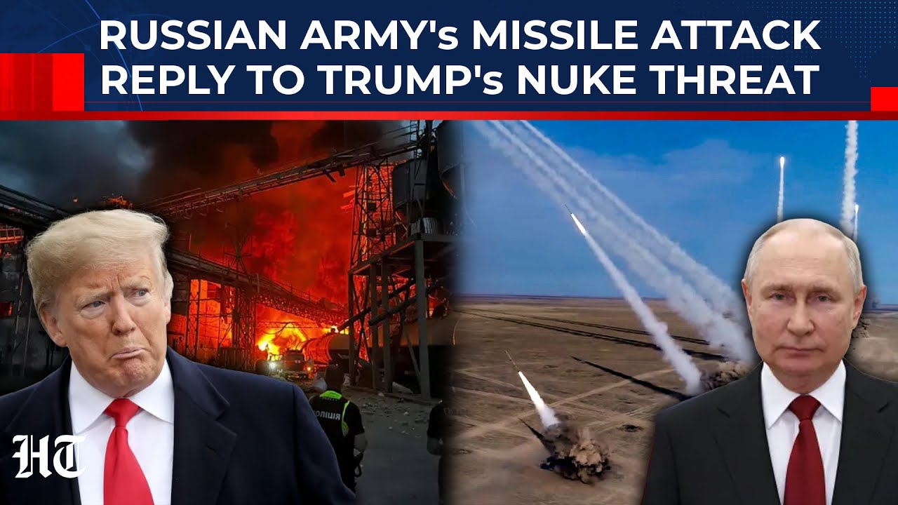 Russian Army's Missile Attack Reply To Trump's Nuclear Threat Causes Panic In Ukraine, Europe?|Putin