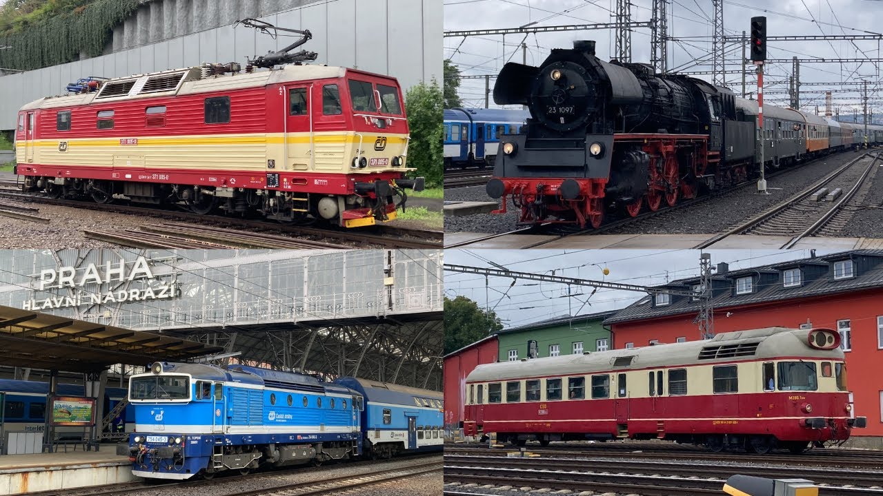 Vlaky na Praha hl.n. a ve Vršovicích 5.10.2024