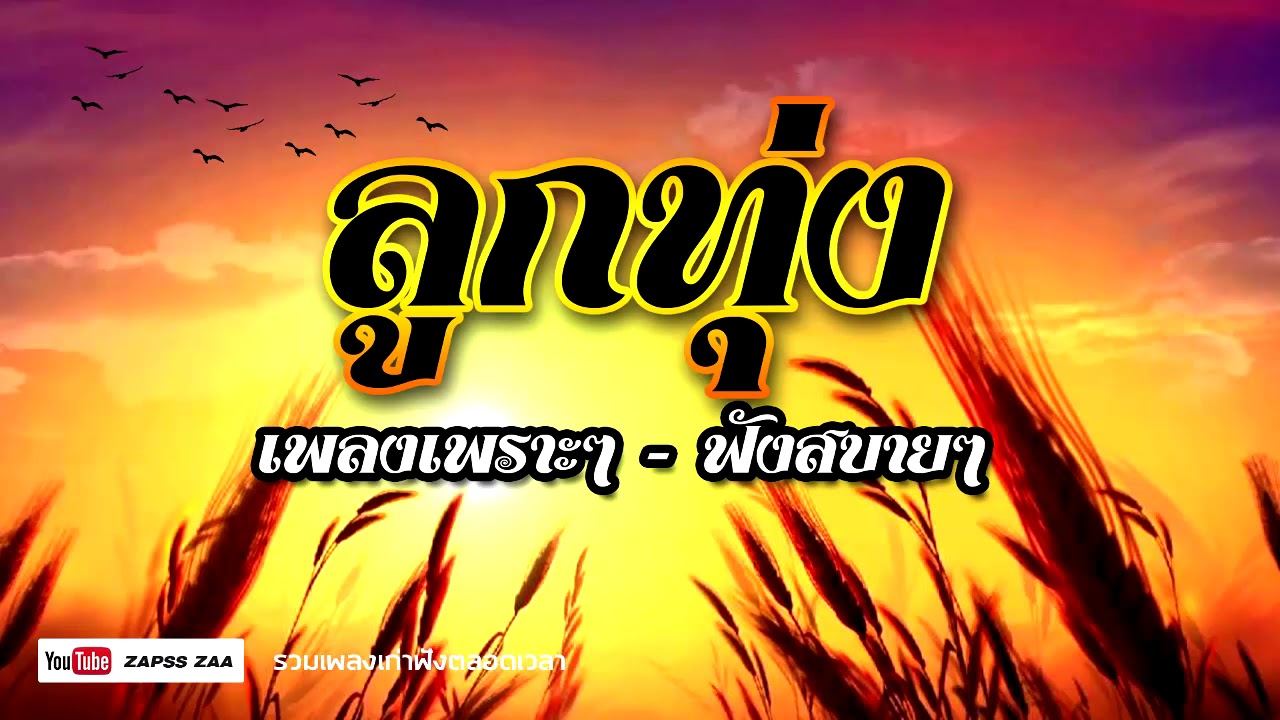 เพลงลูกทุ่งเพราะๆฟังสบายๆ โดนใจวันหยุด