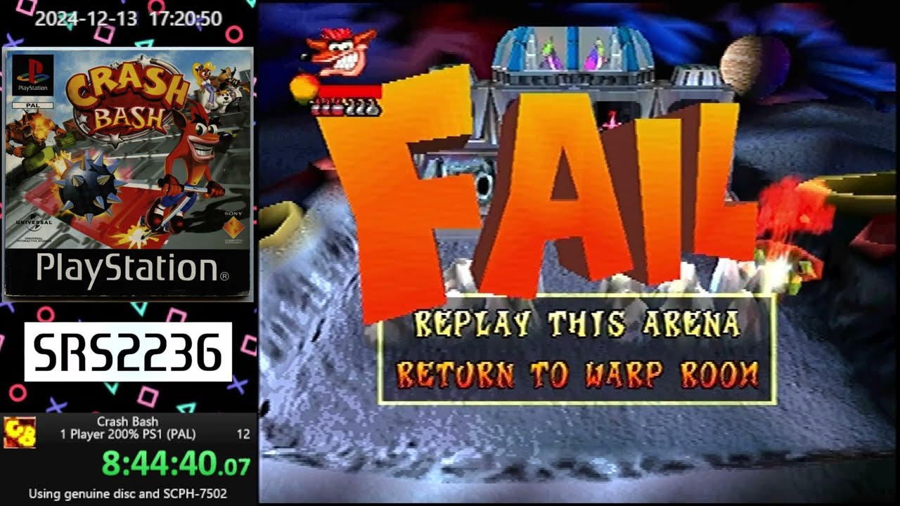 Crash Bash [PS1] (Warp Room 3: Boss)