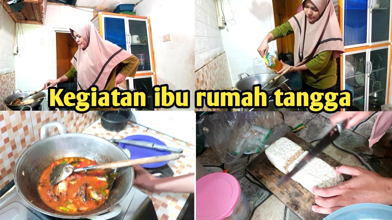 Kegiatan Harian IRT || Belanja Harian budget 20 ribu untuk 6 orang || Masak Simpel dan Sederhana