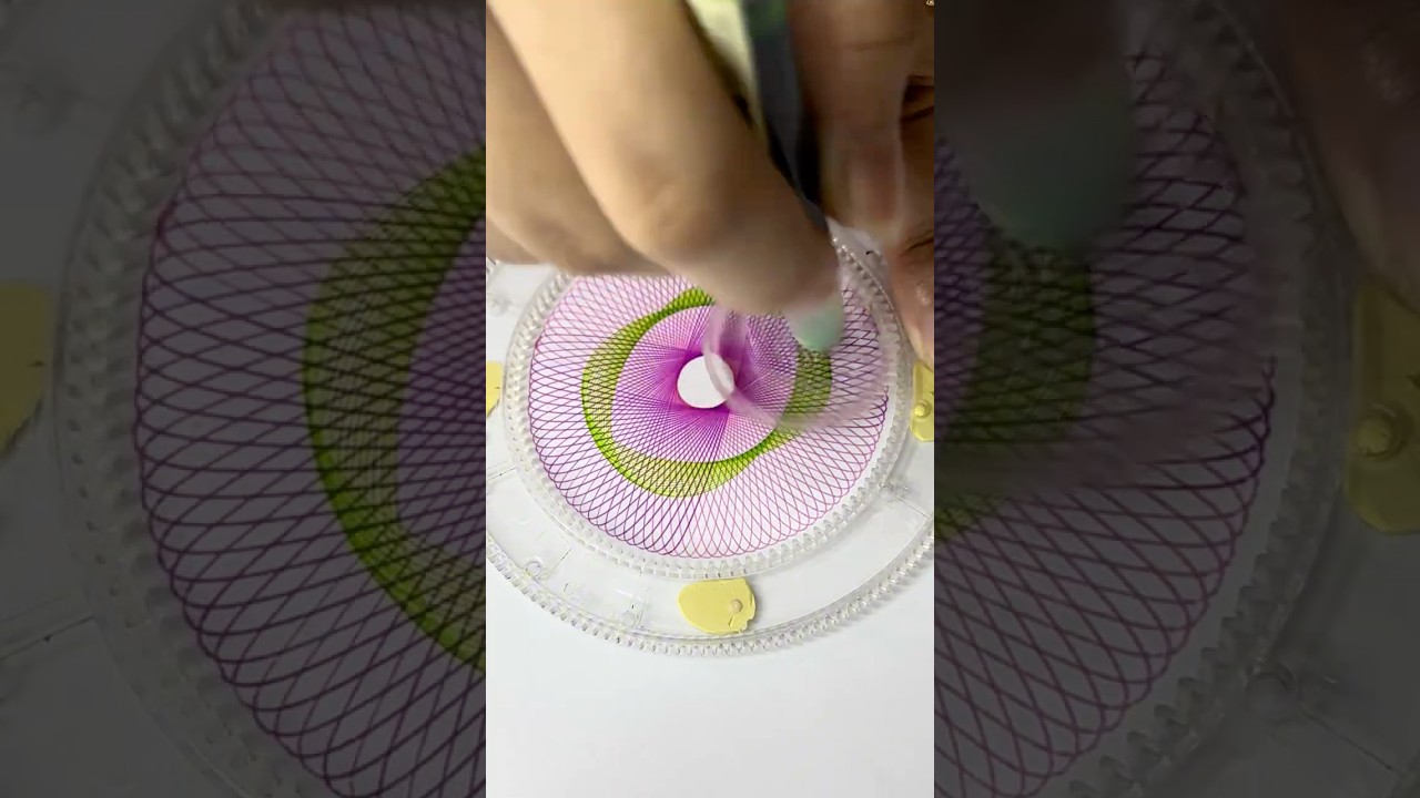 Peaceful ASMR Visuals | Relaxing Spirograph Art for Rest! #art #shorts #spirograph #asmr #satisfying