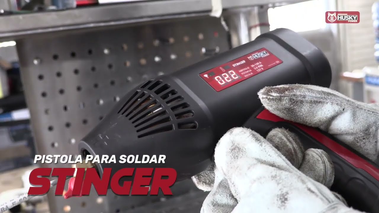 PISTOLA SOLDADORA STINGER💥 | SWEDISH HUSKY POWER