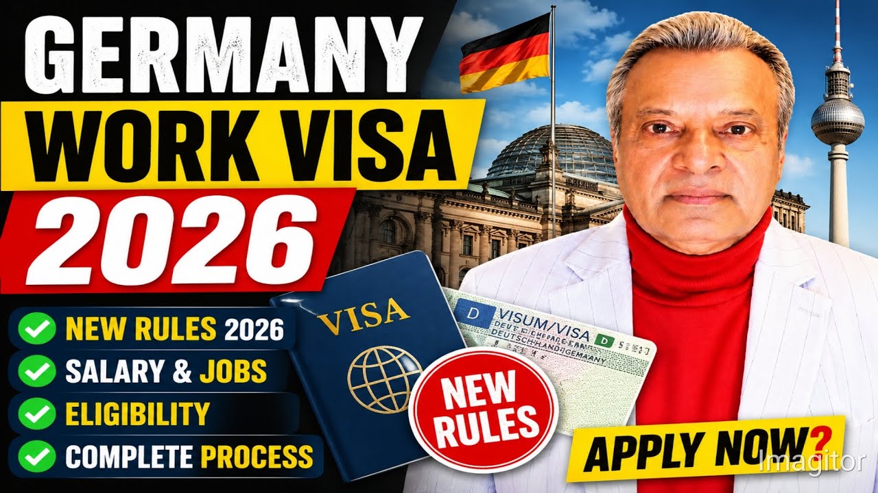 🇩🇪 Germany Work Visa 2026 | New Rules, Jobs & Salary Update