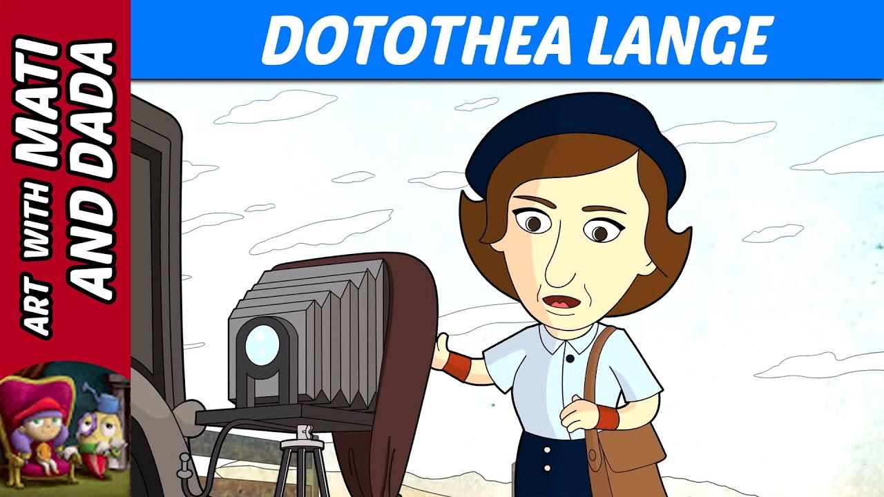 Art with Mati and Dada –  Dotothea Lange | Kids Animated Short Stories in English