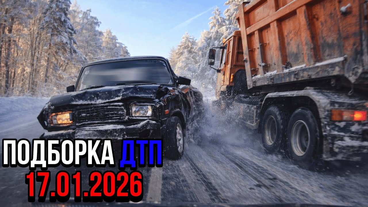 ДТП и Аварии | Подборка на видеорегистратор за 17.01.26 | Время Идет, Торопыги Не Меняются