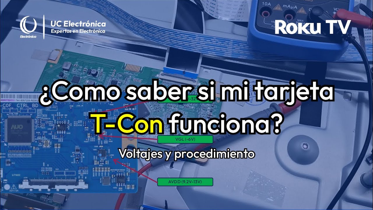 ¿Como saber si mi tarjeta T-Con funciona? | Comprobación de T-Con en Roku TV Explicado