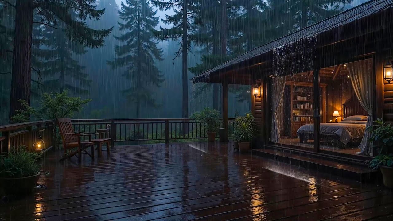 Relaxing Rain & Piano for Sleep | Stress Relief, Anxiety Healing & Peaceful Night