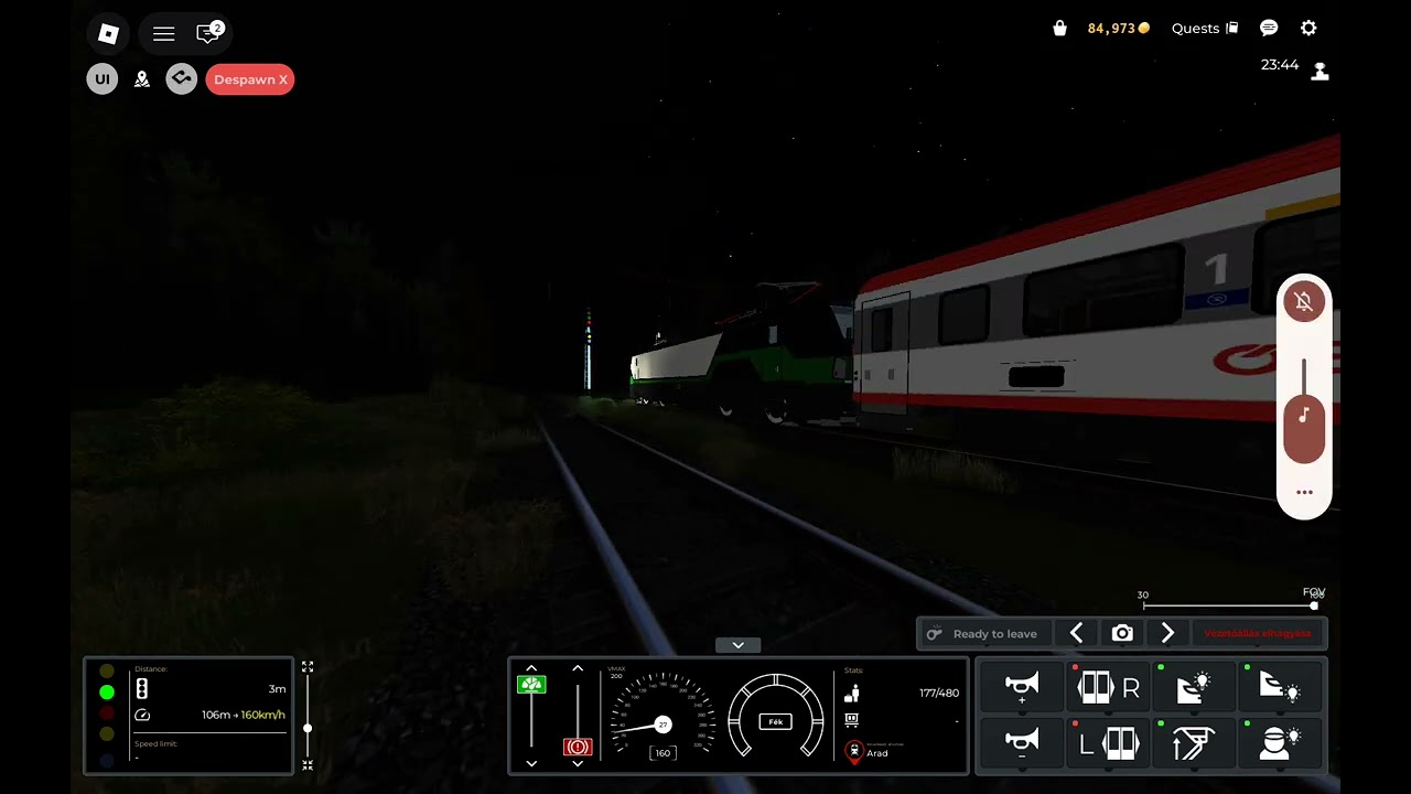 Train sim vectron indulás 