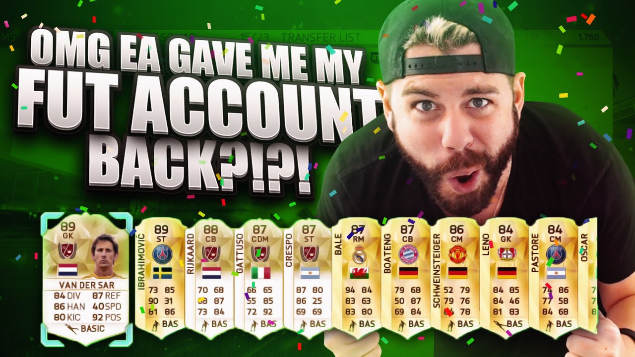 EA REFUNDED MY ENTIRE FUT ACCOUNT! FIRST OWNER LEGENDS?!? FIFA 16 Ultimate Team