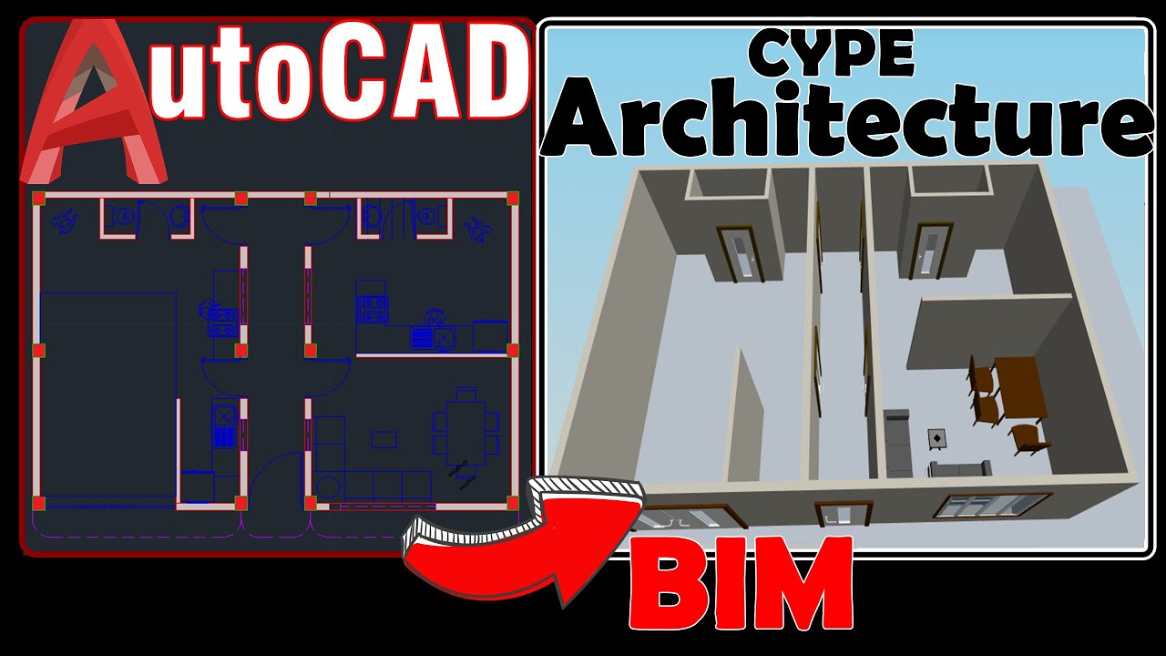 De AutoCAD a CYPE Architecture 2022 | Modelado Arquitectónico Ultra Ligero