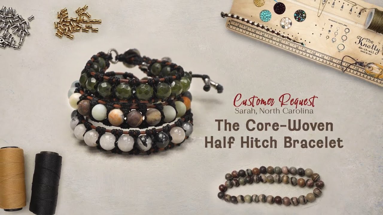 The Core-Woven Half-Hitch Bracelet 1-8-2026