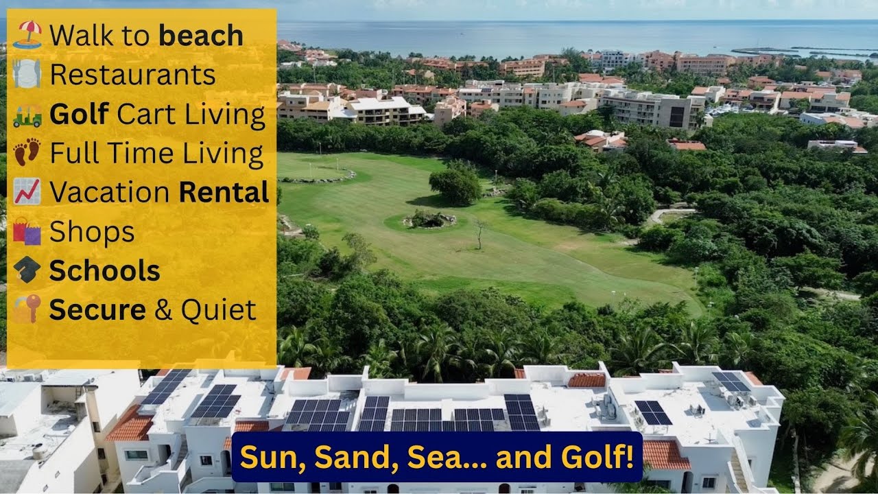 2BR Condo in Puerto Aventuras – Only $265k, Walk to Beach!