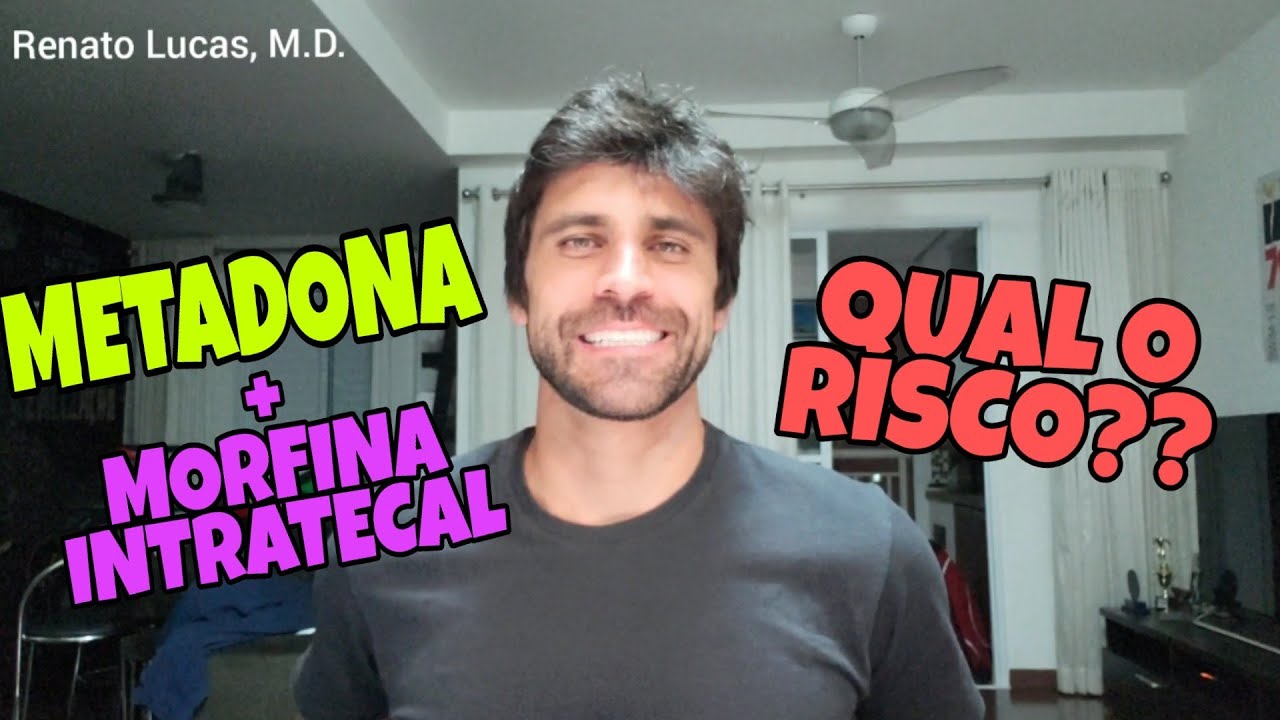 METADONA e MORFINA INTRATECAL... SAIBA o PERIGO! | Vídeo 74/365