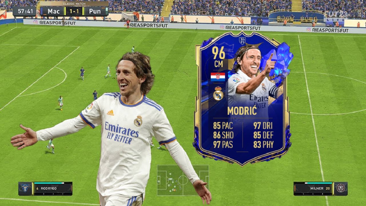 FIFA 23: 96 TOTY LUKA MODRIC REVIEW - MIDFIELD MAESTRO - FIFA 23 ULTIMATE TEAM