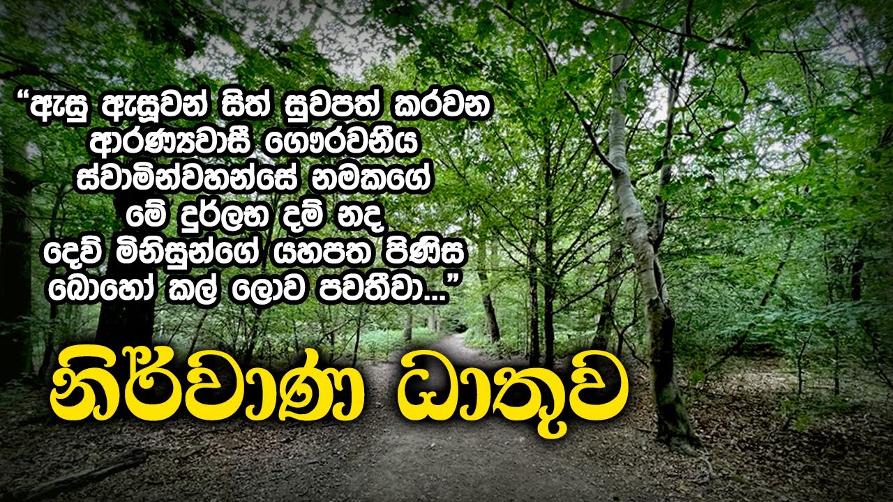 නිර්වාණ ධාතුව | Samma Ditthi UK