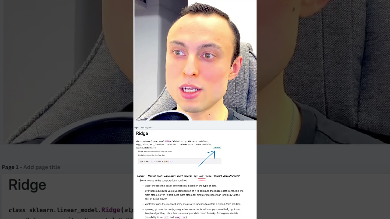 Stochastic Average Gradient & SAGA. Регуляризация. L2. Ridge. Data Science. Python  #sag #saga