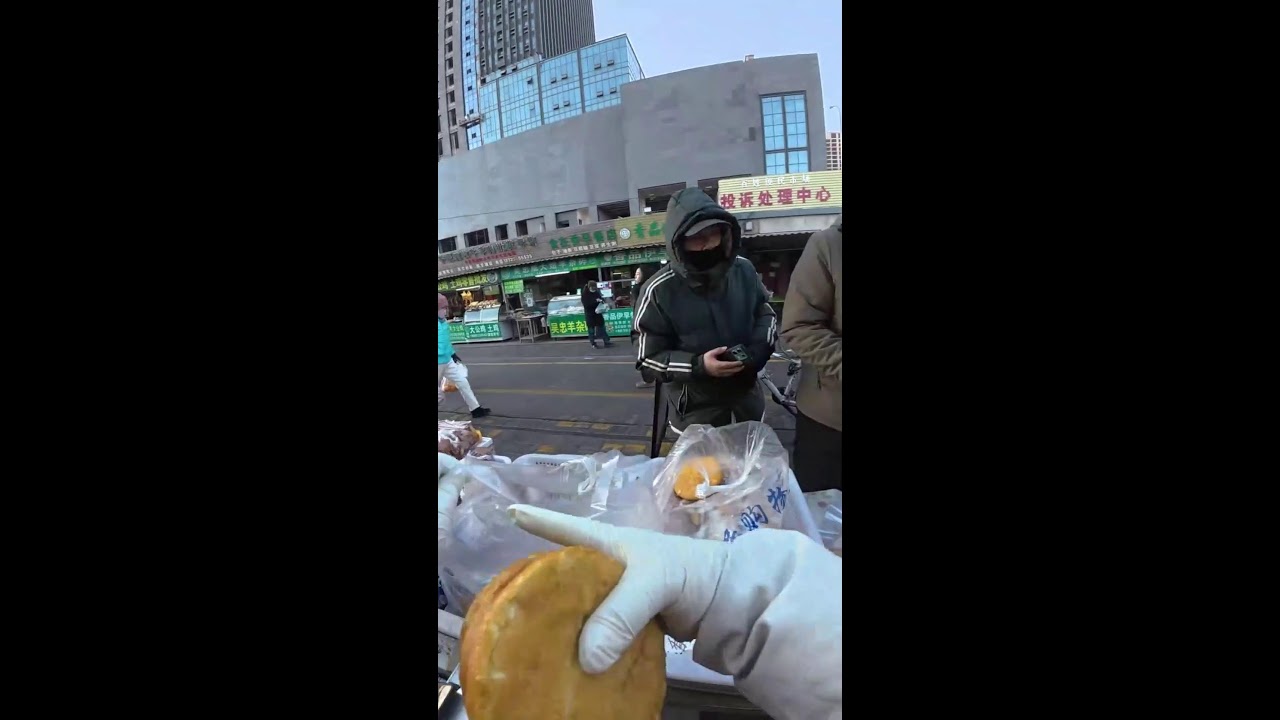 POV Livestream | Morning Sale of Fried Flatbreads | Real-Time Street Vendor Action