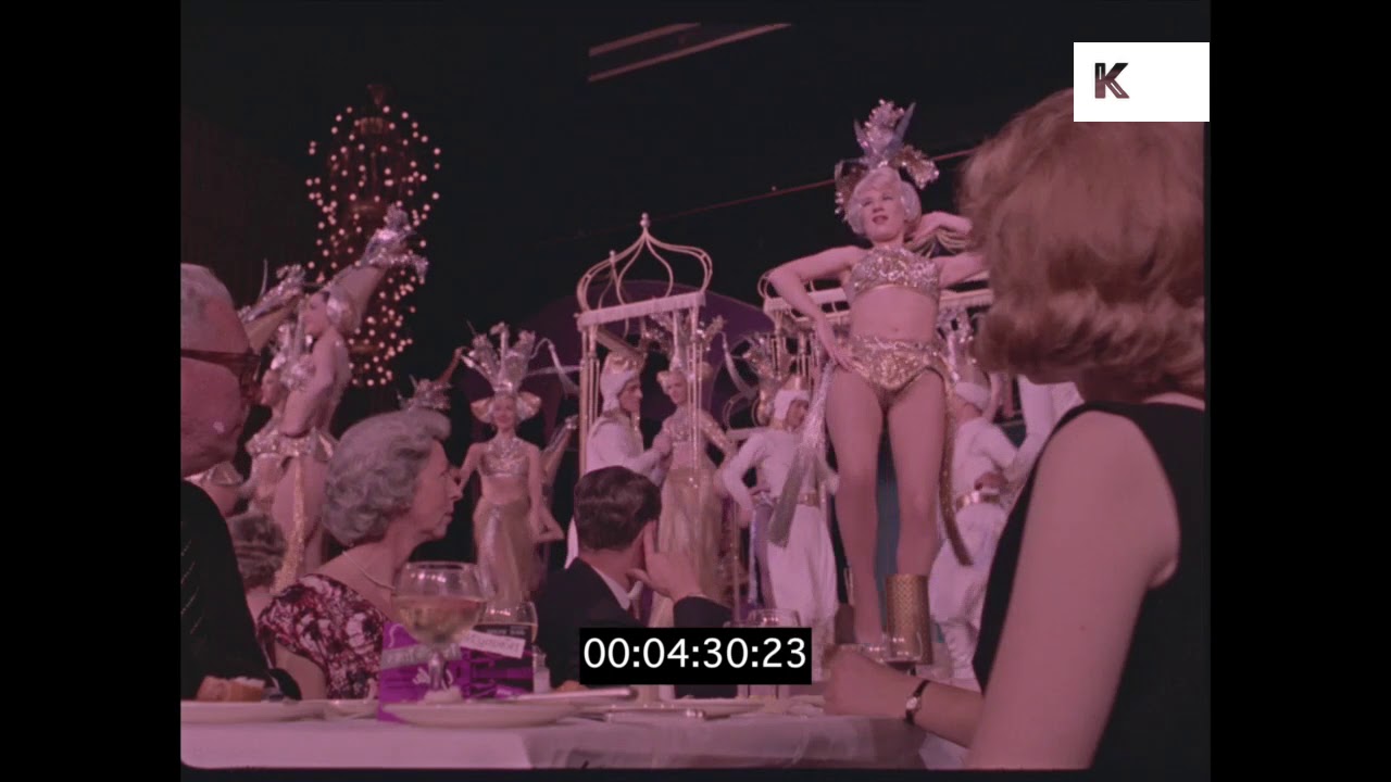 1960s Cabaret Club, London in HD from 35mm