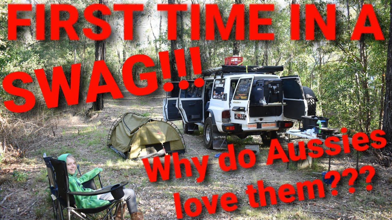 More to it than you think, plus motorcycle rescue. First time in swag. Why do Aussies love them?