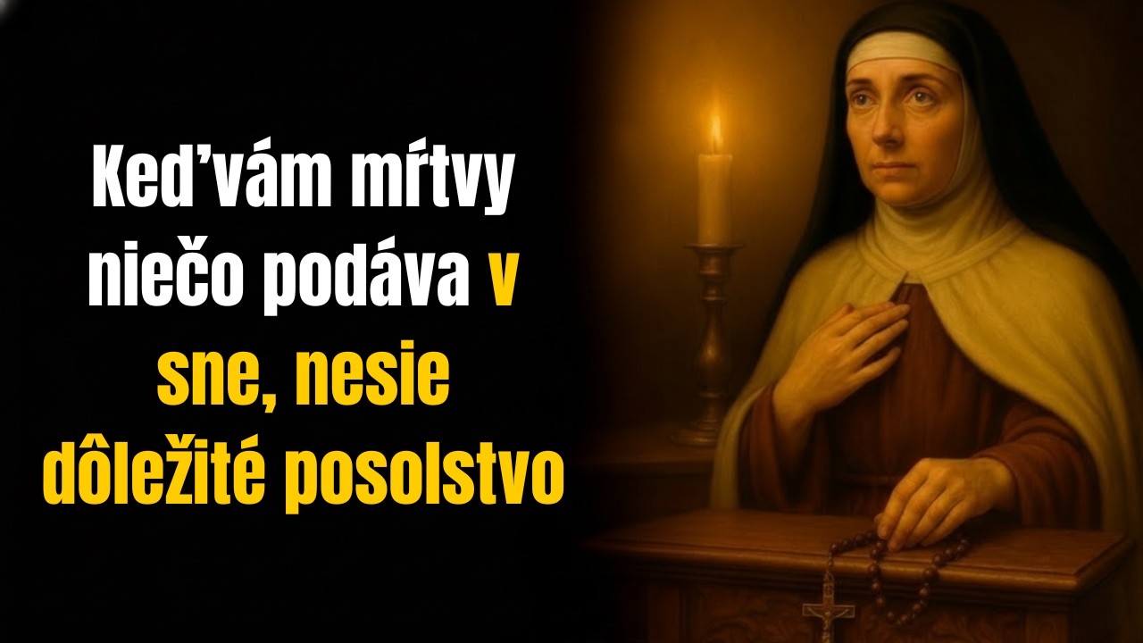Svätá Terézia: Ak vám mŕtvy dáva niečo v sne — toto znamená pre vás!