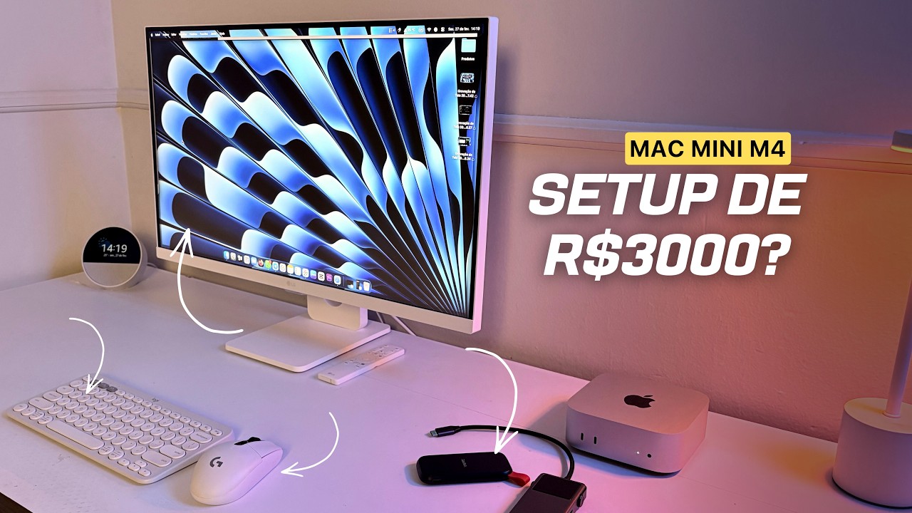 O meu Setup para o Mac Mini M4: Quanto custou tudo isso?