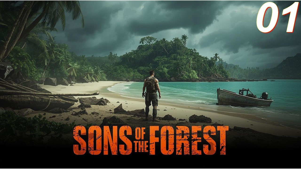 SONS OF THE FOREST #01 - O COMEÇO DAS AVENTURAS NA ILHA DOS MALUCOS!