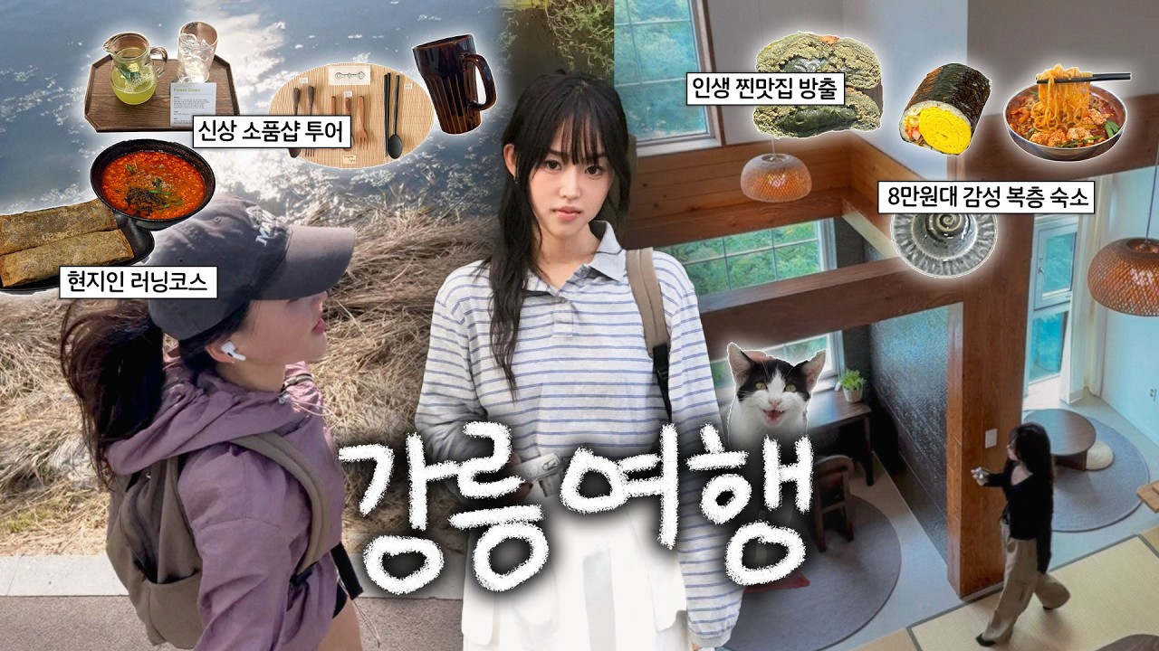 강릉 여행✶명예 강릉인이 엄선한 찐추천코스🐚찐맛집.인생숙소추천.짬뽕순두부.소품샵