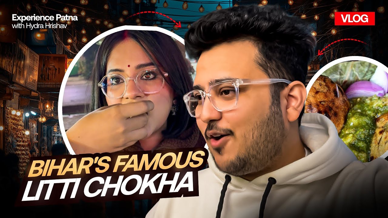 My Punjabi Wife Tried PATNA'S Litti Choka 1st Time! Street Food Vlog🤤