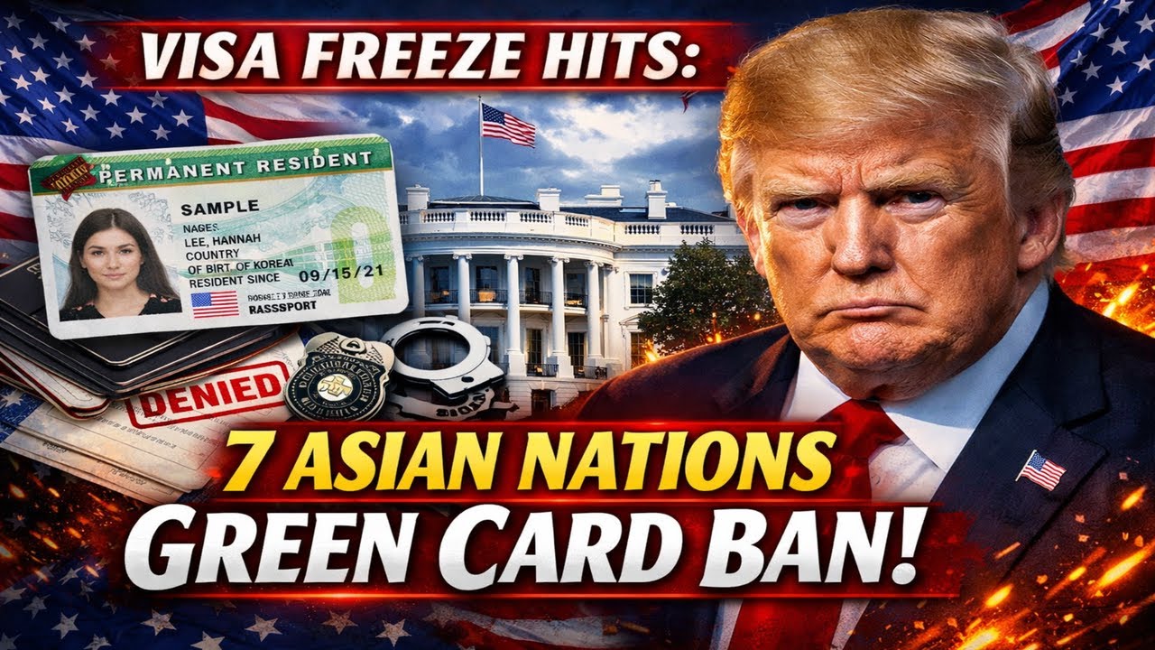 Visa Freeze Hits 7 Asian Nations Green Card Ban  Legal Focus USA