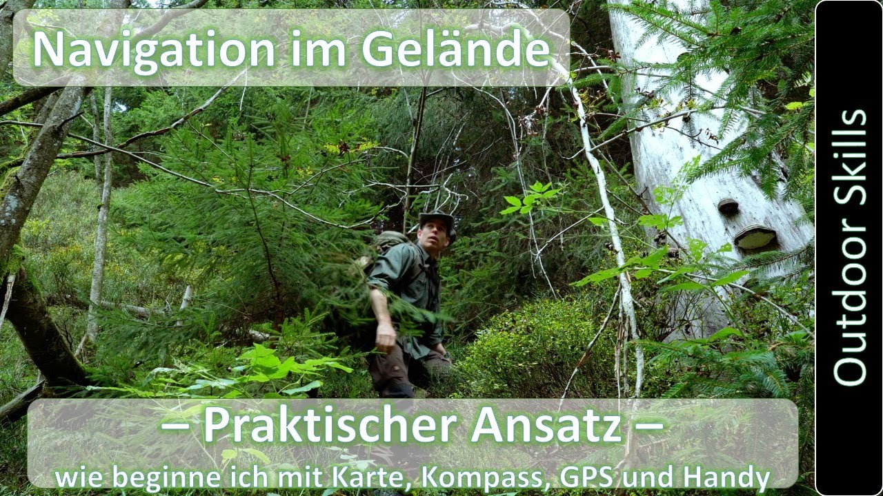 Navigation im Wald - wie beginne ich rein praktisch - german - 4k