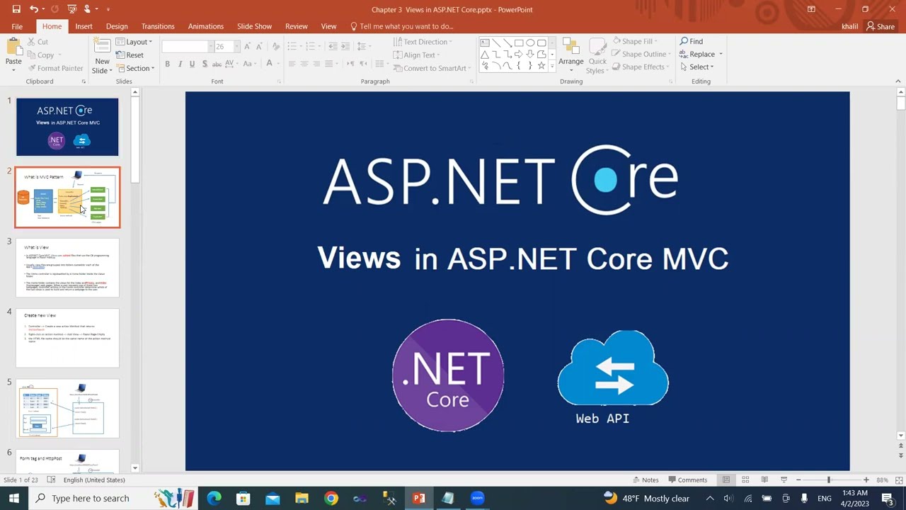 Views in ASP.Net Core MVC 6.0 - Arabic