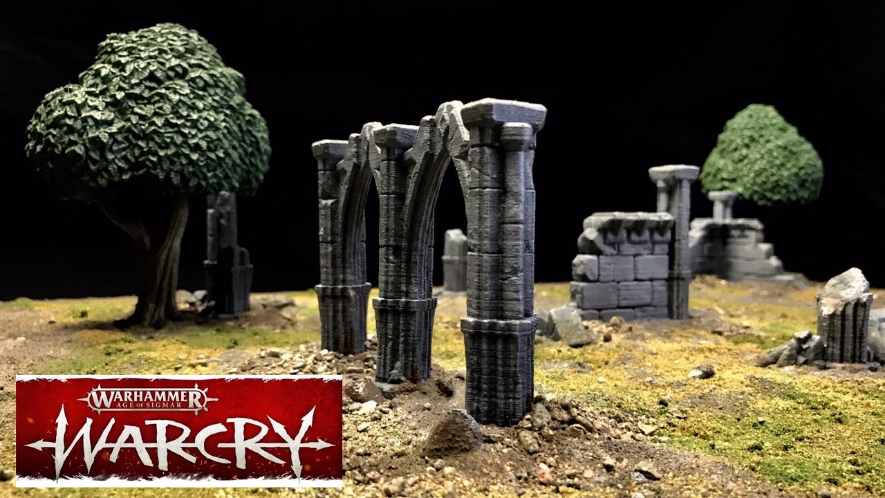 WARCRY Gaming Table IN 4 HOURS With 3D Printed Terrain
