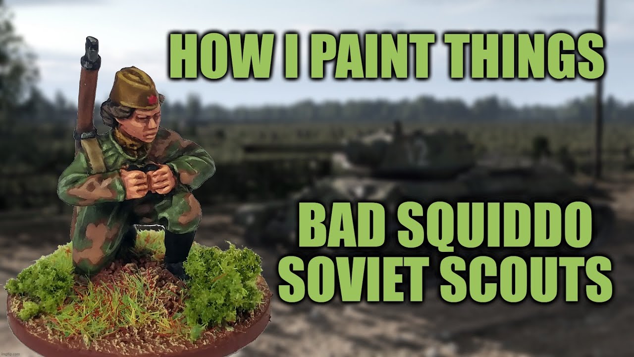 Painting Soviet Amoeba Camo ft. Bad Squiddo Miniatures - How I Paint Things