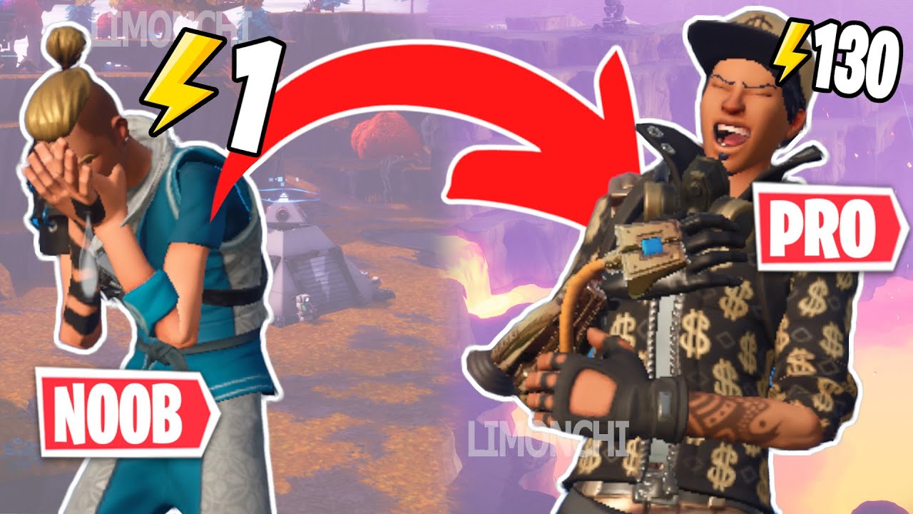 Transformo a un NOOB a PRO en SALVAR EL MUNDO Fortnite | Parte 1 🤩