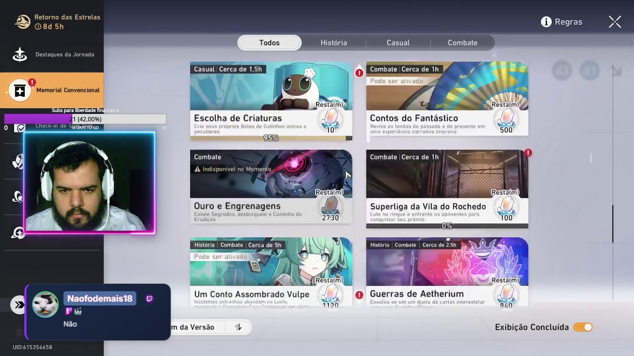 Honkai Star Rail - 4.0 Chegou Rerroll veio junto