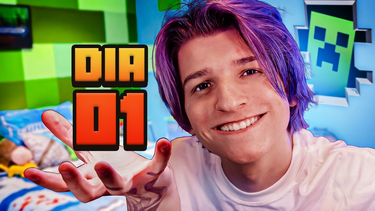 JOGANDO MINECRAFT PELA PRIMEIRA VEZ | CINEMATHON #1