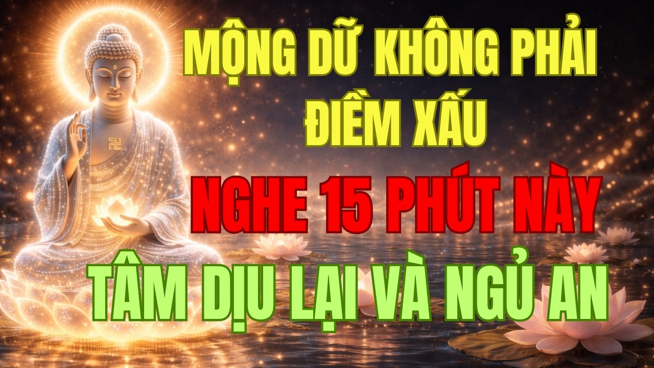 Mộng Dữ Không Phải Điềm Xấu – Nghe 15 Phút Này Để Tâm Dịu Lại Và Ngủ An
