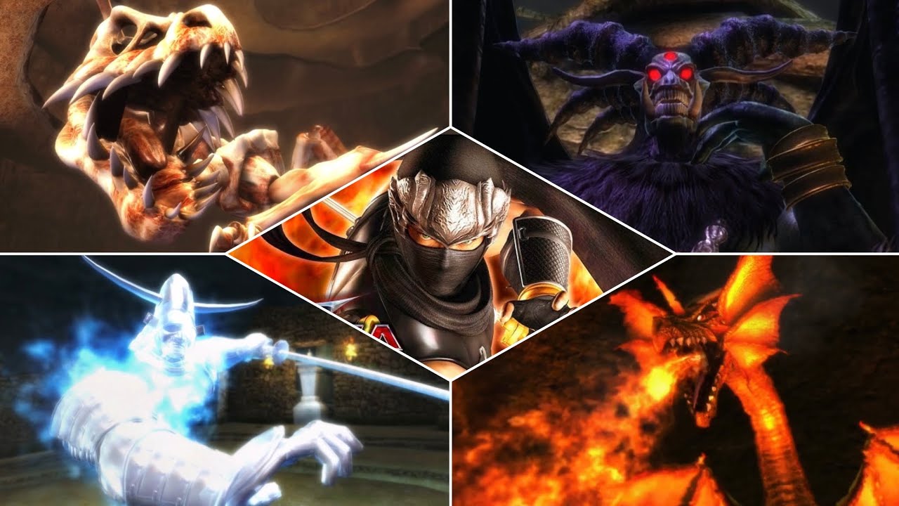 Ninja Gaiden Sigma|Todos Los Jefes/All Bosses|Master Collection 