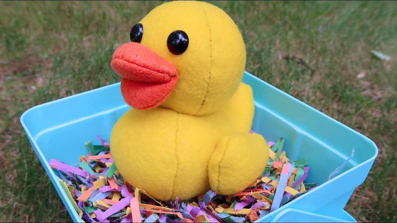 Rubber Duck Plush Tutorial 💛 | Easy & Cute Felt Craft