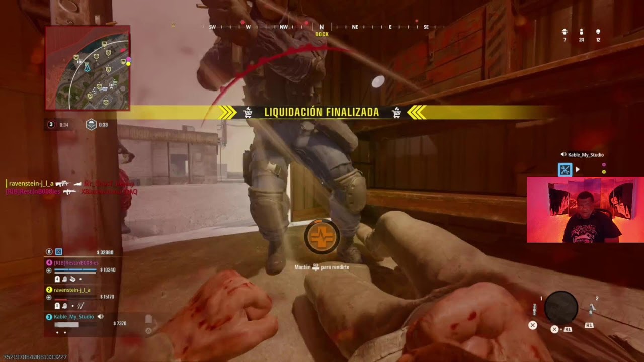 Transmisión en vivo de El Kable jugando Warzone