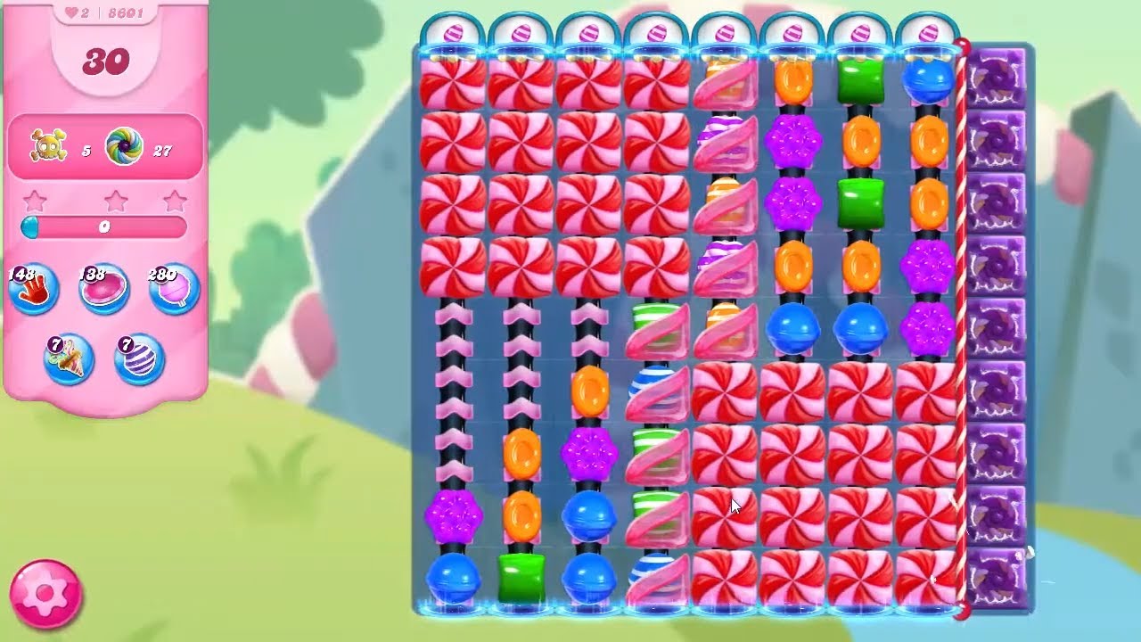 Candy Crush Saga Level 8601 NO BOOSTERS