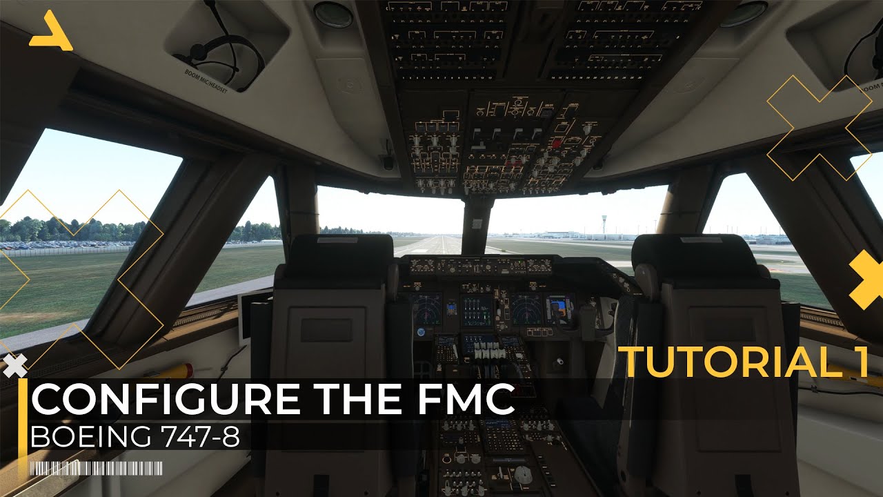 Как настроить Boeing 747-8 FMC | MSFS 2020 | Учебник 1