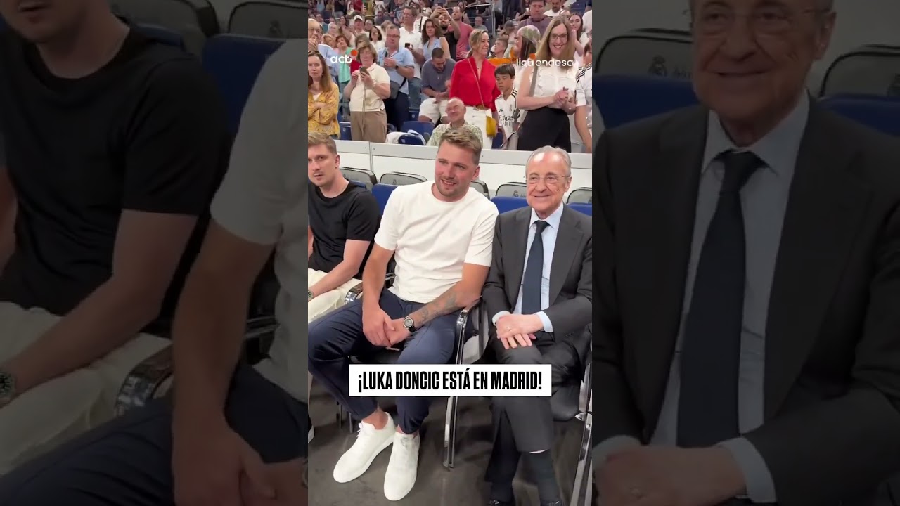 Lakers star Luka Doncic is in Spain to watch Real Madrid